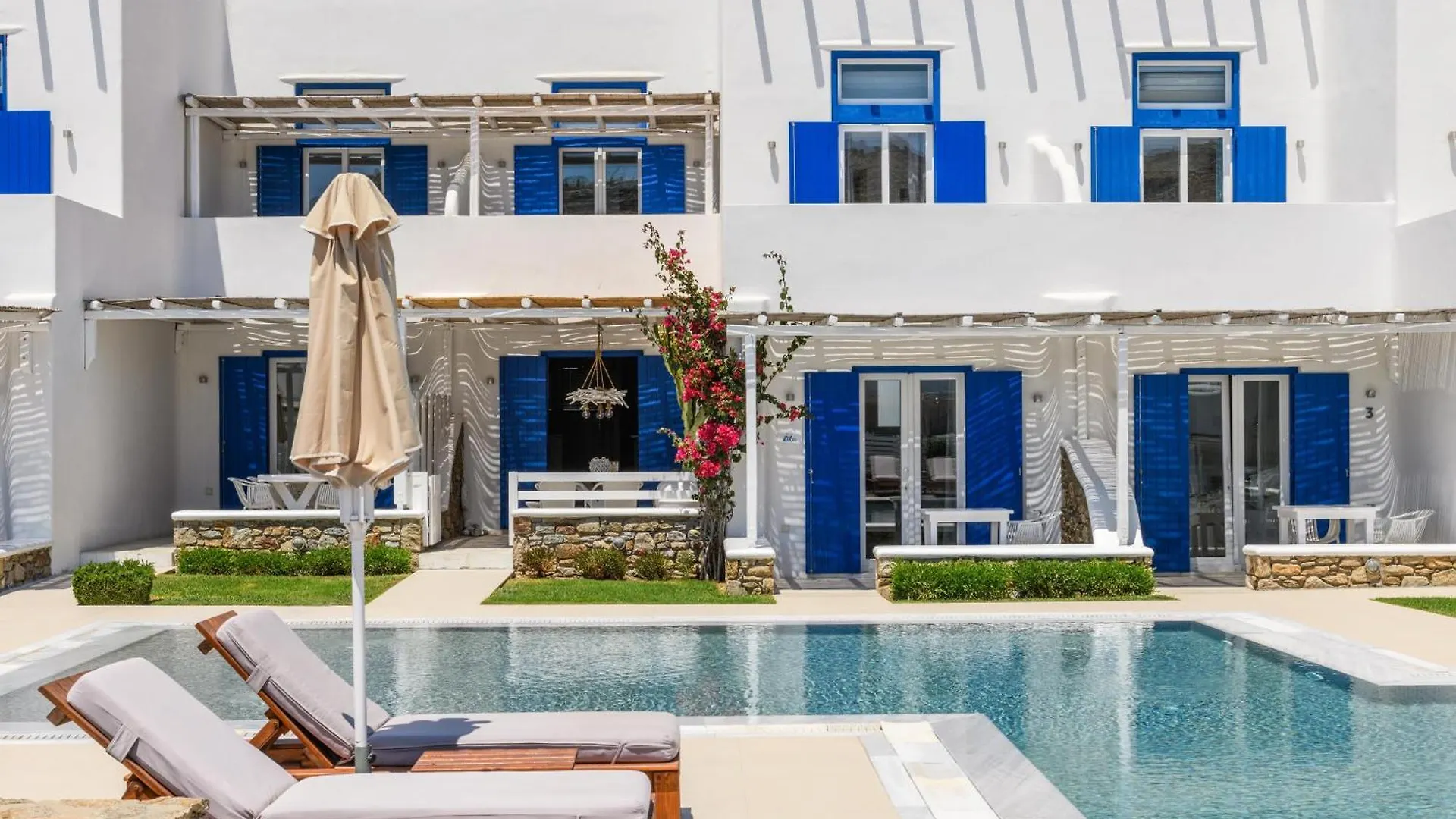 Вилла Phaedrus Living Ornos Beach House Mykonos Mykonos Town